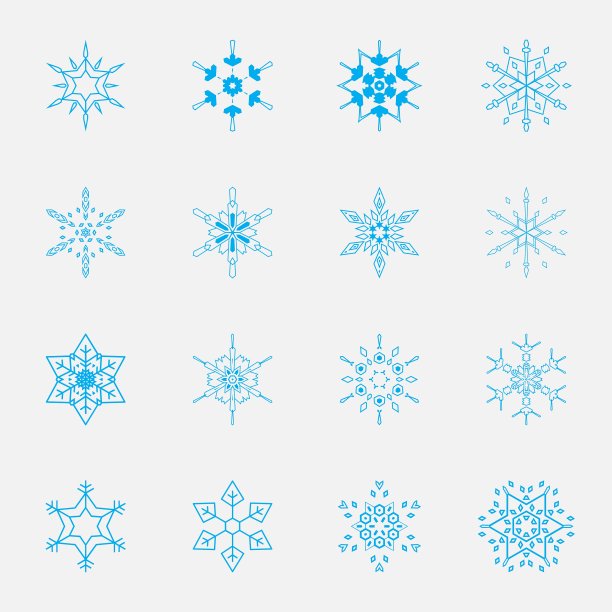 的雪花图片下载