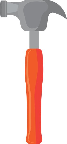 彩色锤工具图形图片下载