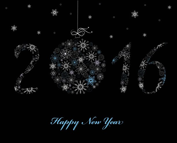 2016年新年贺卡图片下载