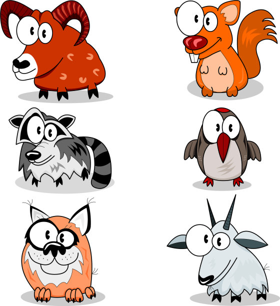 卡通动物图片下载