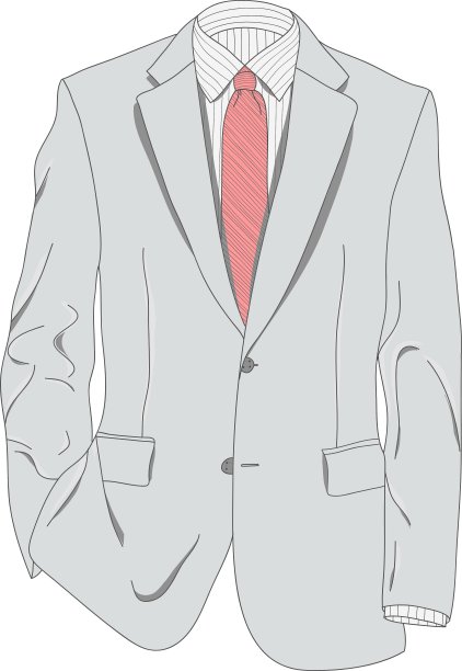 浅灰色西装图片下载