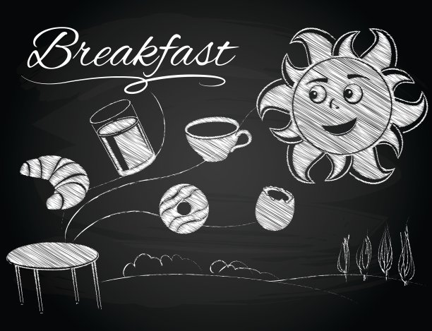 太阳享受一个新的早晨和早餐图片下载