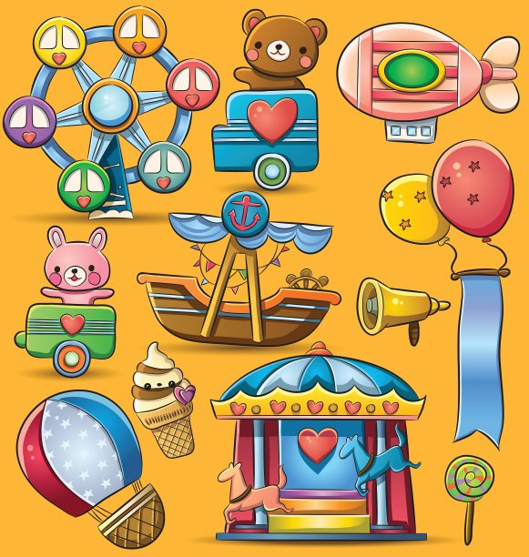 狂欢节的主题公园图片下载