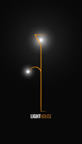 落地灯设计背景图片下载