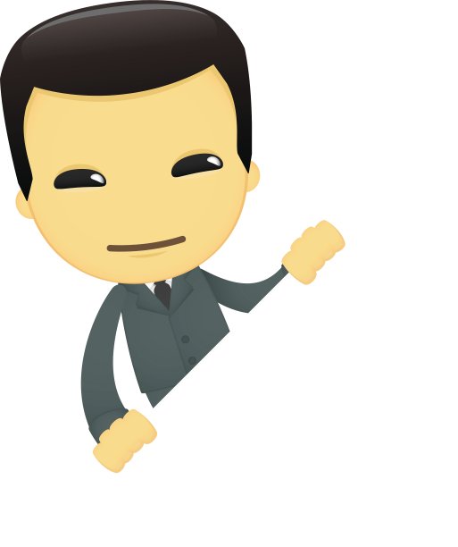 搞笑卡通亚洲商人图片下载