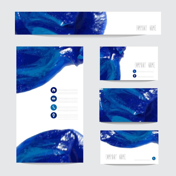 油画名片图片下载