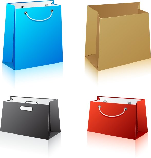购物袋套装图片下载