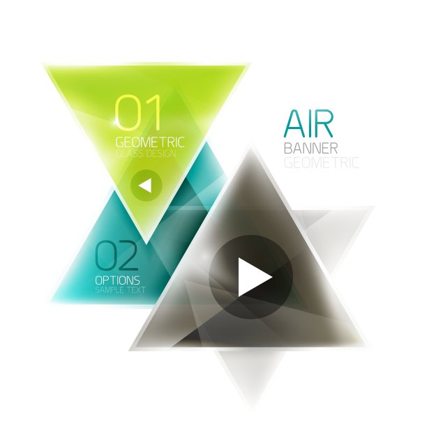 空气三角形抽象背景图片下载