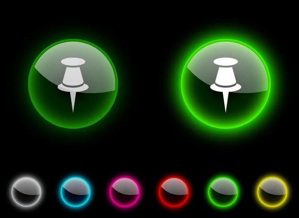 图钉按钮图片下载