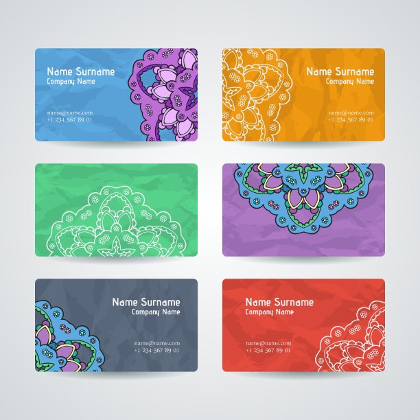 一套设计模板与名片图片下载