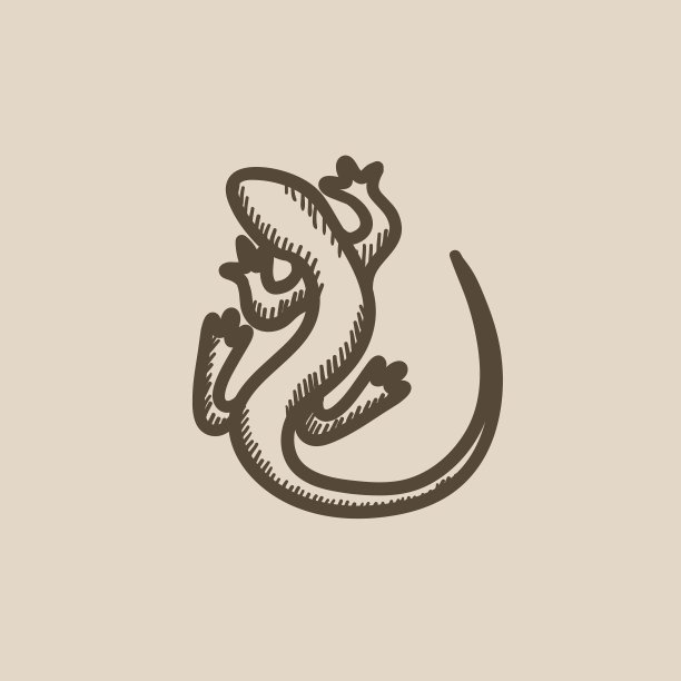 蜥蜴草图图标图片下载