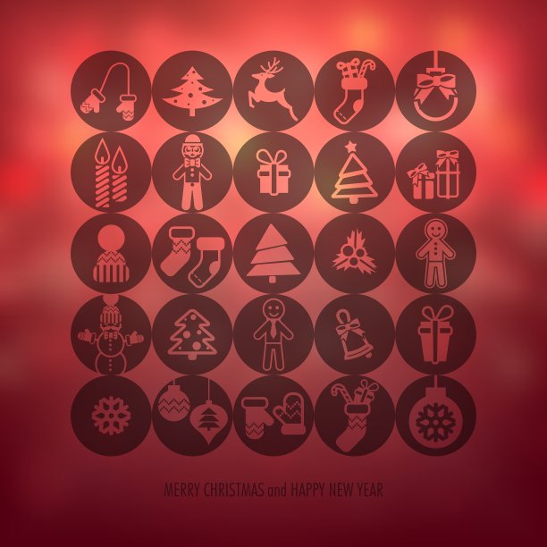 圣诞节图标设置图片下载