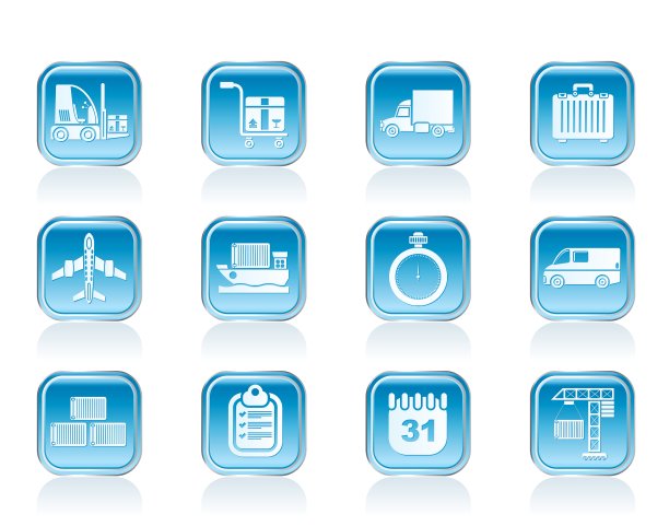 航运和运输图标图片下载