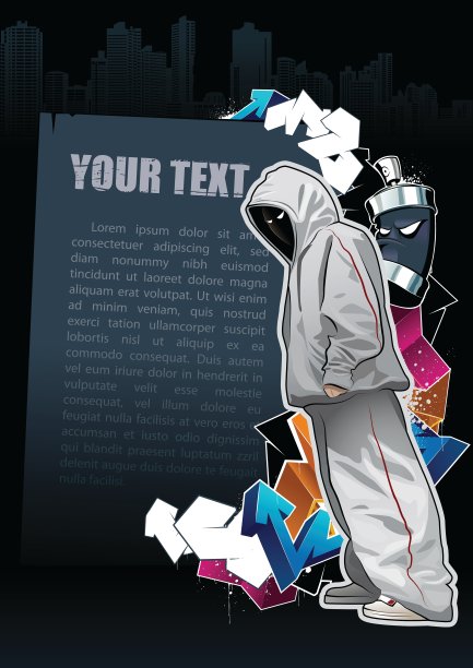 涂鸦的横幅图片下载