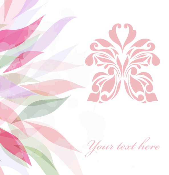 复古花蝴蝶背景图片下载