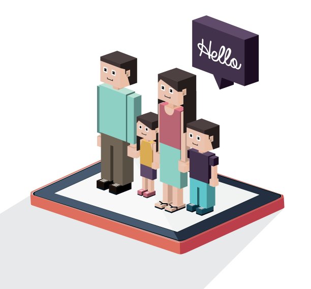 等距的人设计图片下载