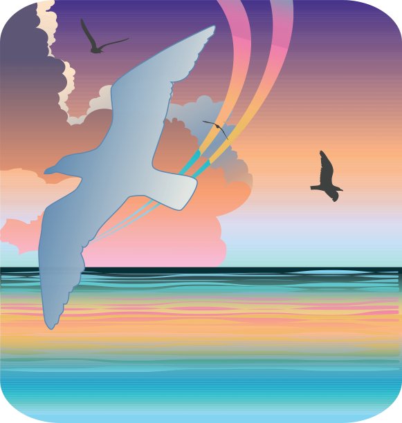 早晨的天空是红色的图片下载