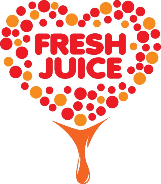 鲜榨果汁标志图片下载