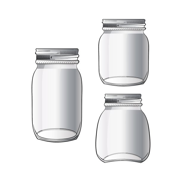 收集树不同的涂鸦罐图片下载