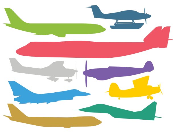 民航旅行客机图片下载