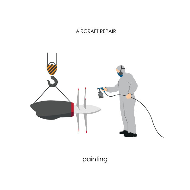 维修保养飞机图片下载