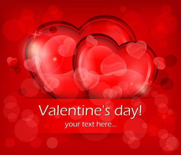 情人节两颗心图片下载