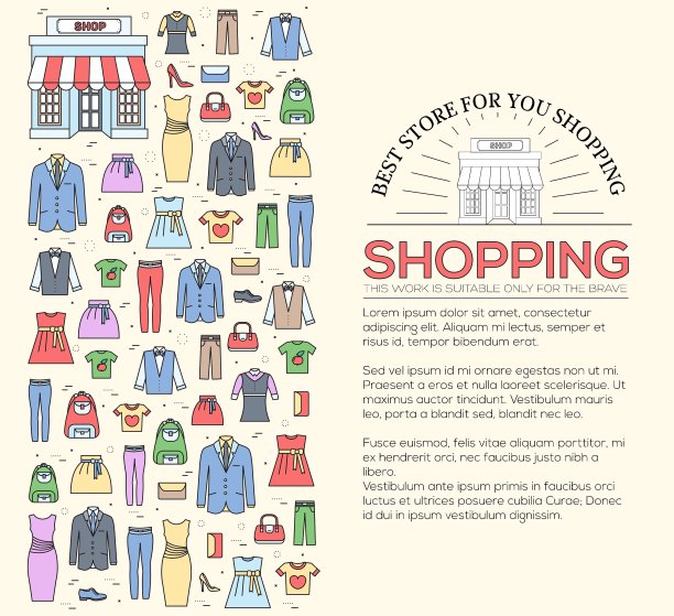 很多物品都是在商店购物圈购买的图片下载