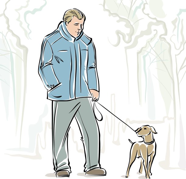 人与狗图片下载