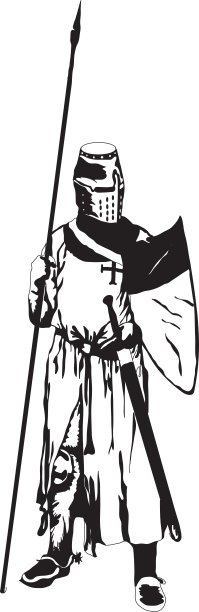 手持长矛的中世纪骑士图片下载