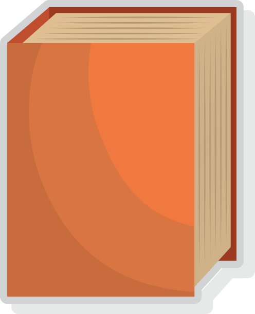 彩色书套图形图片下载