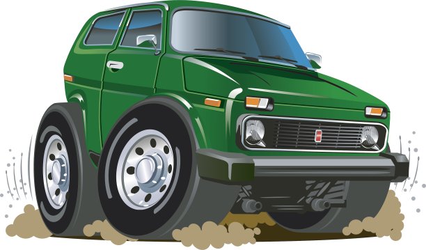 卡通吉普车图片下载