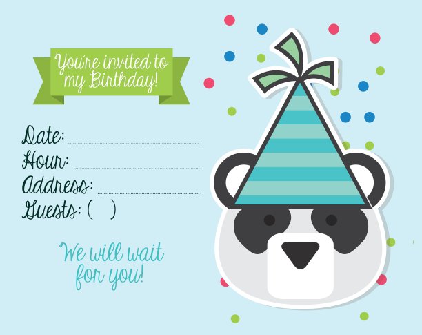 的生日邀请图片下载