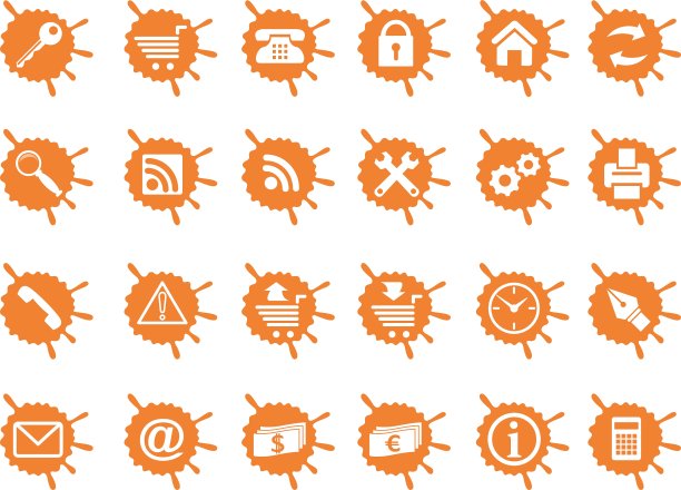 互联网及网站图标图片下载