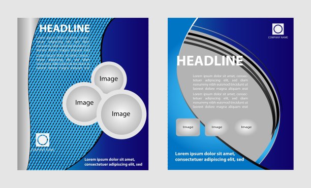 宣传册设计中的宣传单模板图片下载