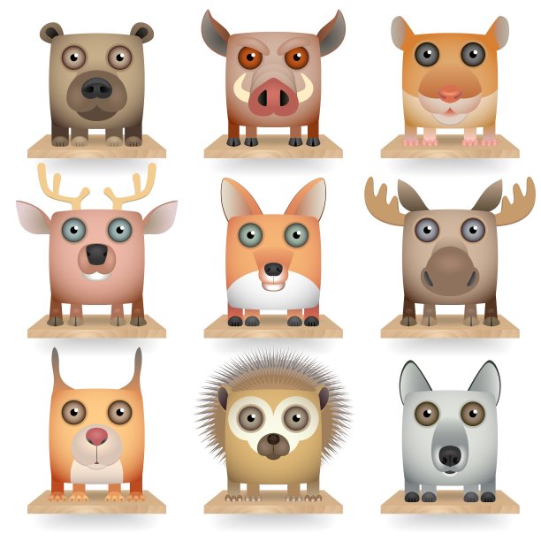 森林里的动物图片下载