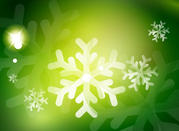 假日绿色抽象背景冬天图片下载