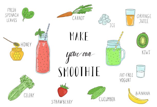 冰沙配方与一瓶和原料图片下载