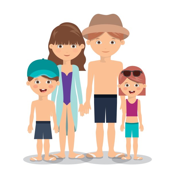 暑假家庭设计图片下载