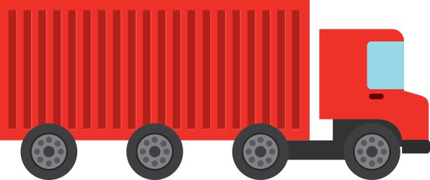 卡车孤立图标设计图片下载