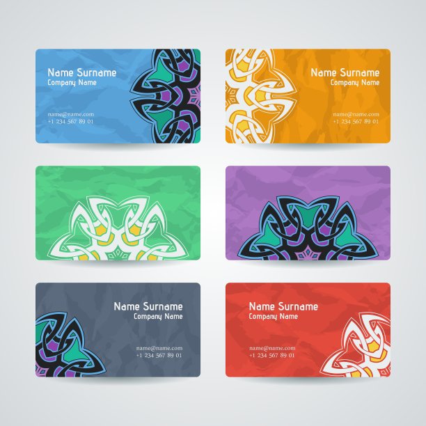 一套设计模板与名片图片下载