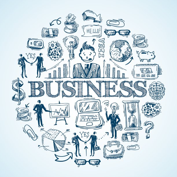 商业手绘草图图片下载