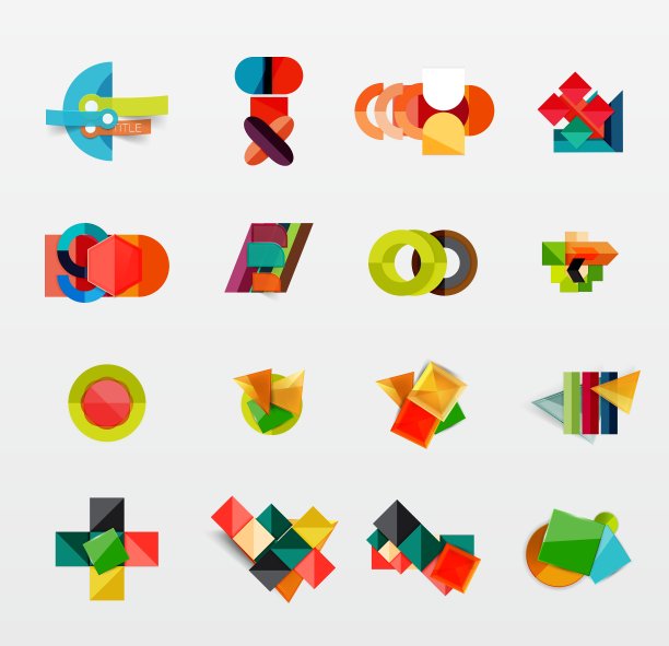 收集现代商业信息图表图片下载