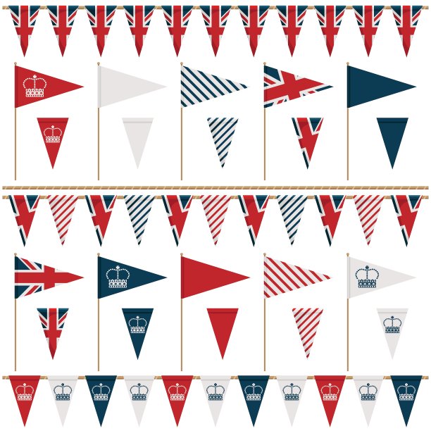 英国政党的旗帜图片下载