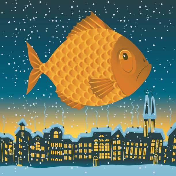 大鱼飞图片下载