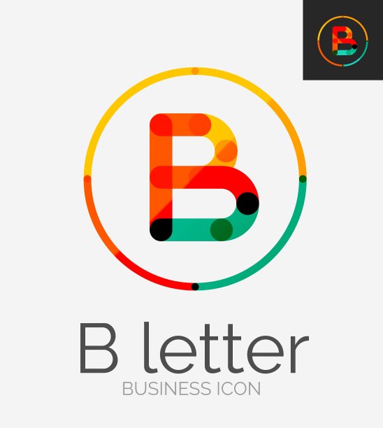 简约线条设计标志图片下载