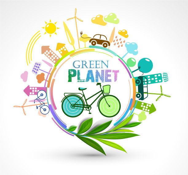 绿色生态的星球图片下载