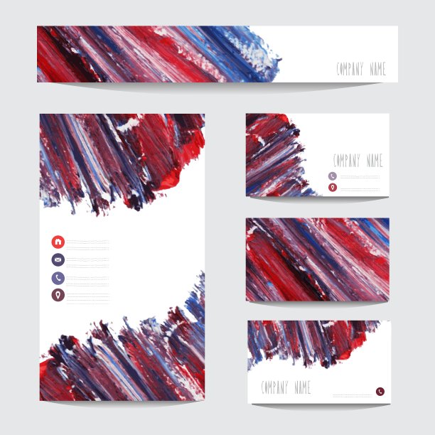 油画名片图片下载