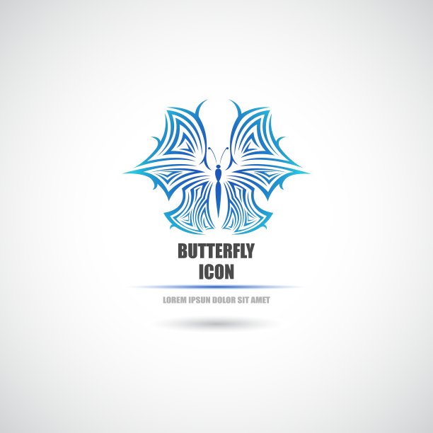 图标的蝴蝶图案图片下载