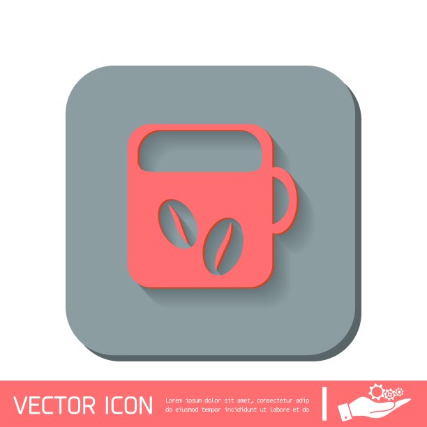 一杯热饮图标咖啡馆或餐厅图片下载