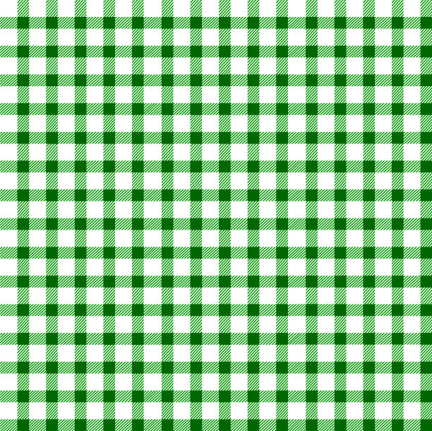 无缝复古白绿方台布图片下载